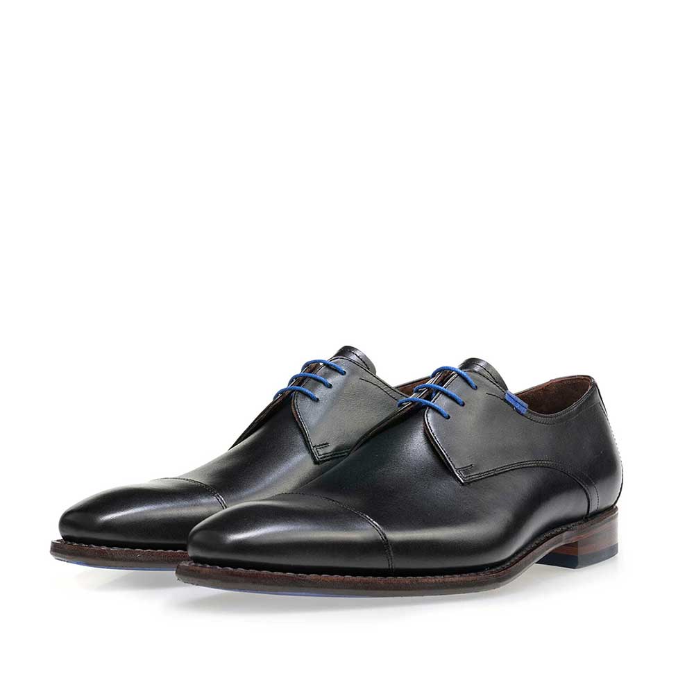 14370/01 - Black lace shoe made of calf's leather 14370/01 - Black lace shoe made of calf's leather