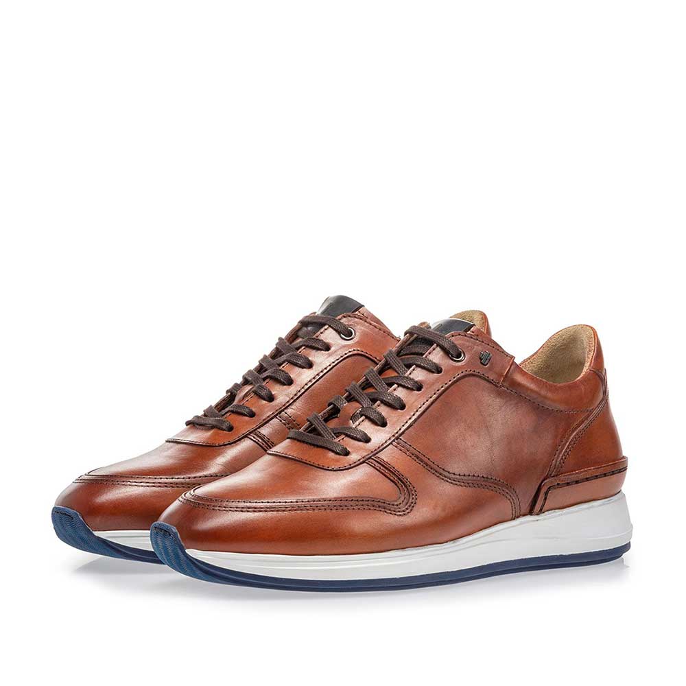 16334/00 - Sneaker calf leather cognac 16334/00 - Sneaker calf leather cognac
