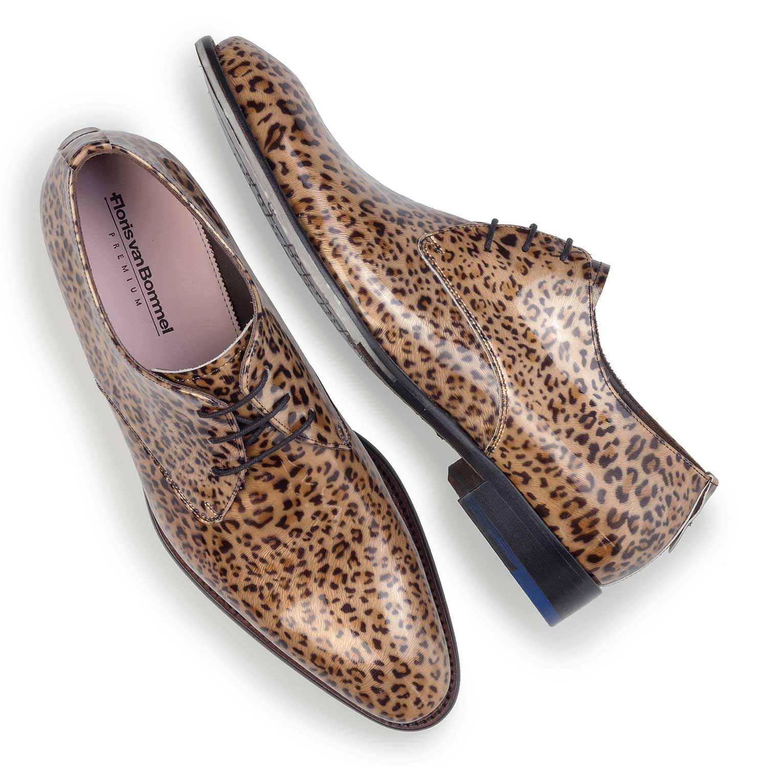 14110/01 - Premium brown patent leather lace shoe 14110/01 - Premium brown patent leather lace shoe