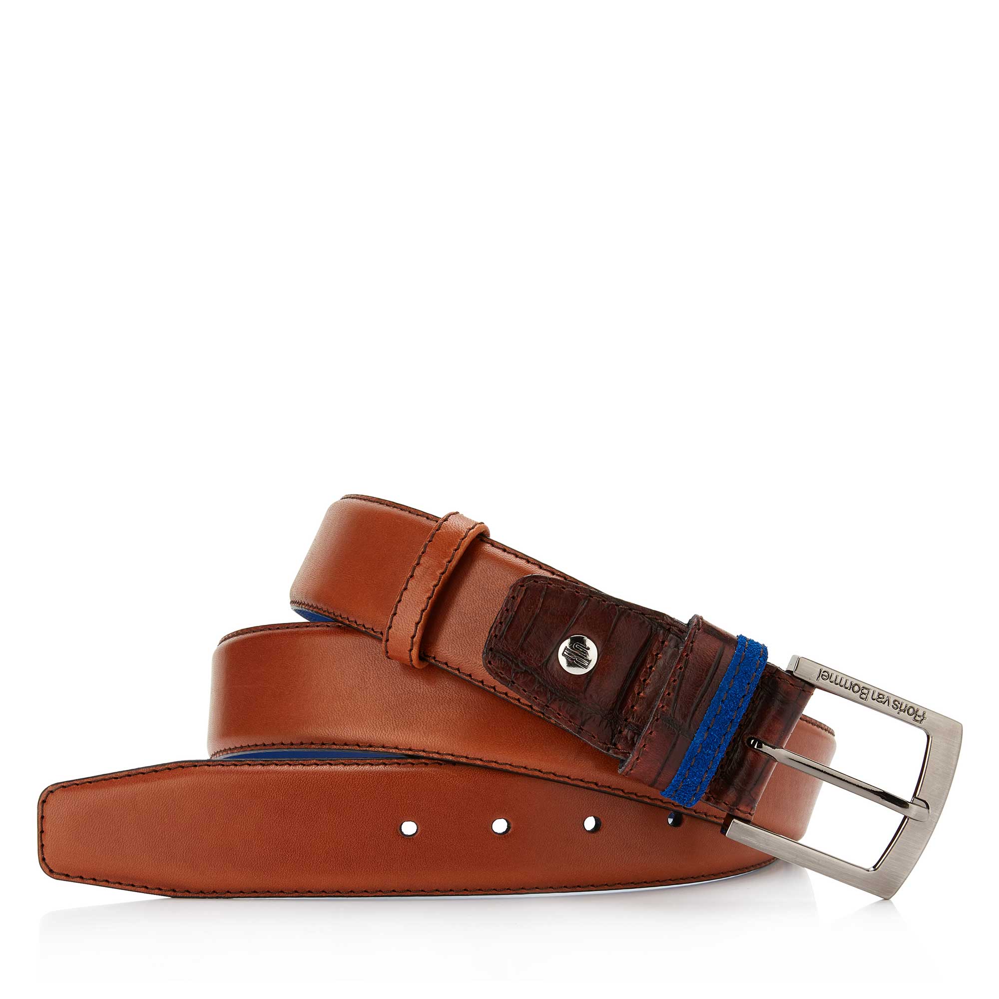 75004/01 - Cognac-coloured leather belt 75004/01 - Cognac-coloured leather belt
