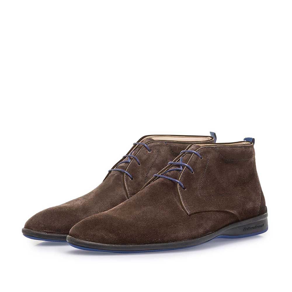 20300/12 - Brown suede leather lace boot 20300/12 - Brown suede leather lace boot