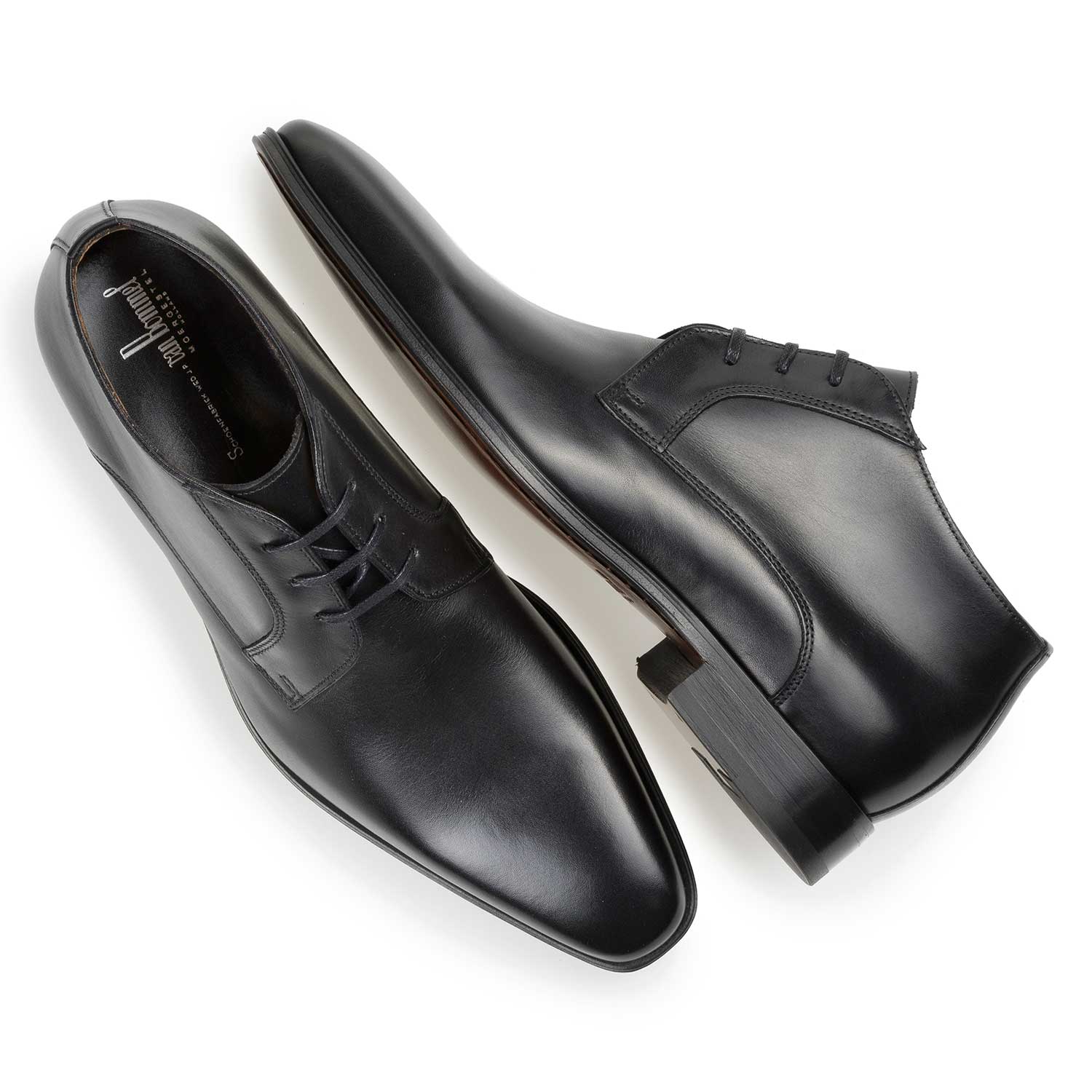 10599/00 - Black calf leather lace shoe 10599/00 - Black calf leather lace shoe