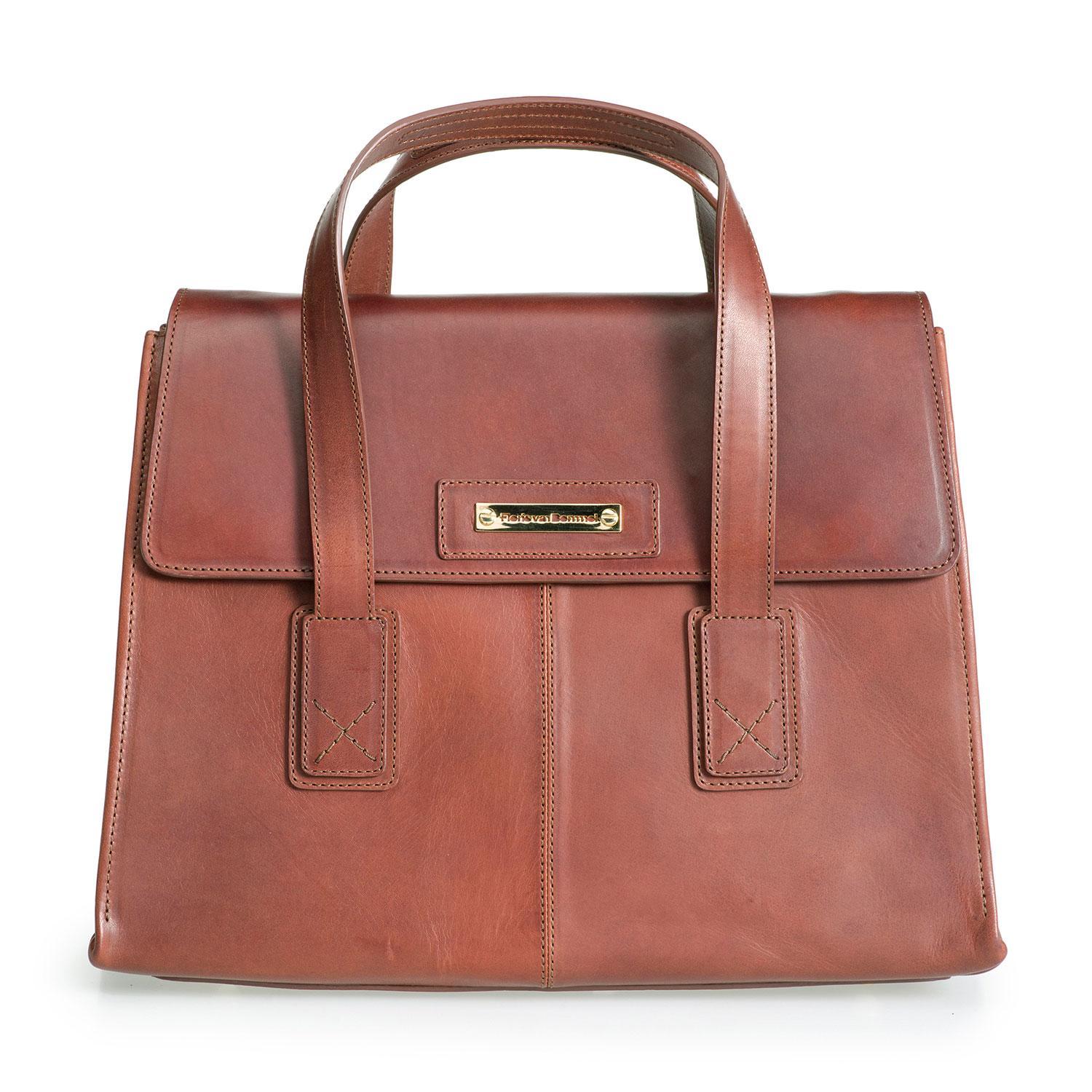 89009/01 - Brown leather business bag 89009/01 - Brown leather business bag