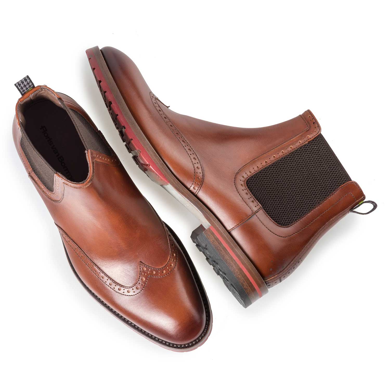 10329/03 - Dark cognac-coloured calf’s leather Chelsea boot 10329/03 - Dark cognac-coloured calf’s leather Chelsea boot
