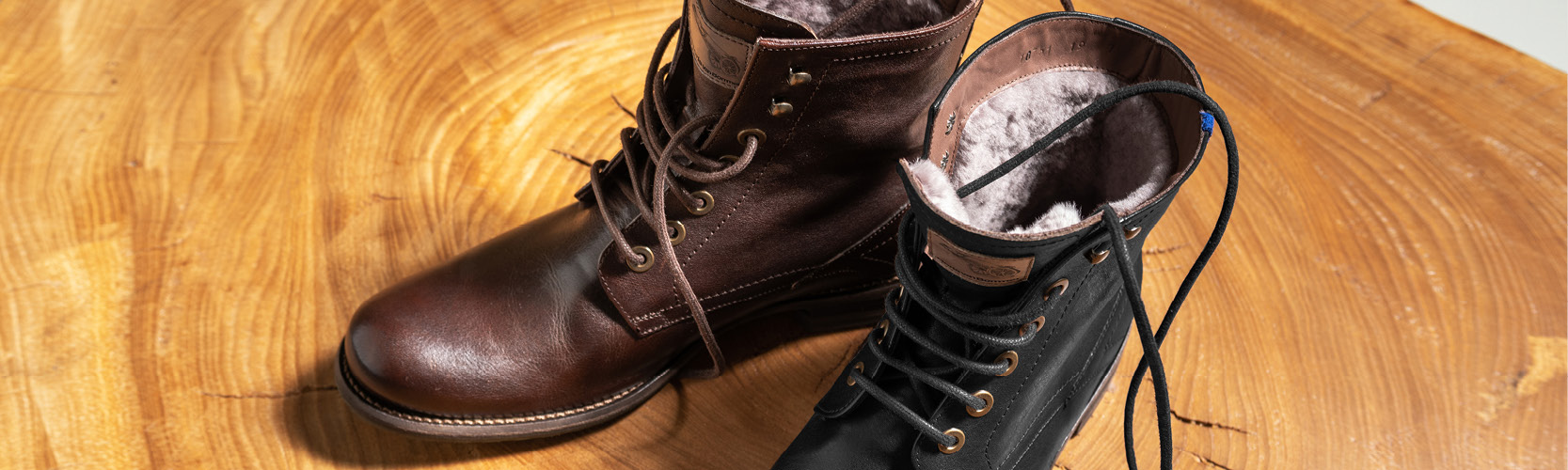 Lined boots